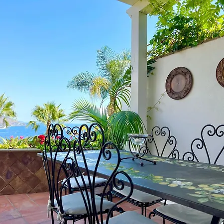 Lou Private With Panoramic Sea View Pool アパート タオルミーナ