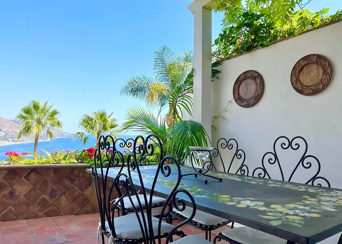 Lou Exclusive Private With Panoramic Sea View Pool Appartement Taormine
